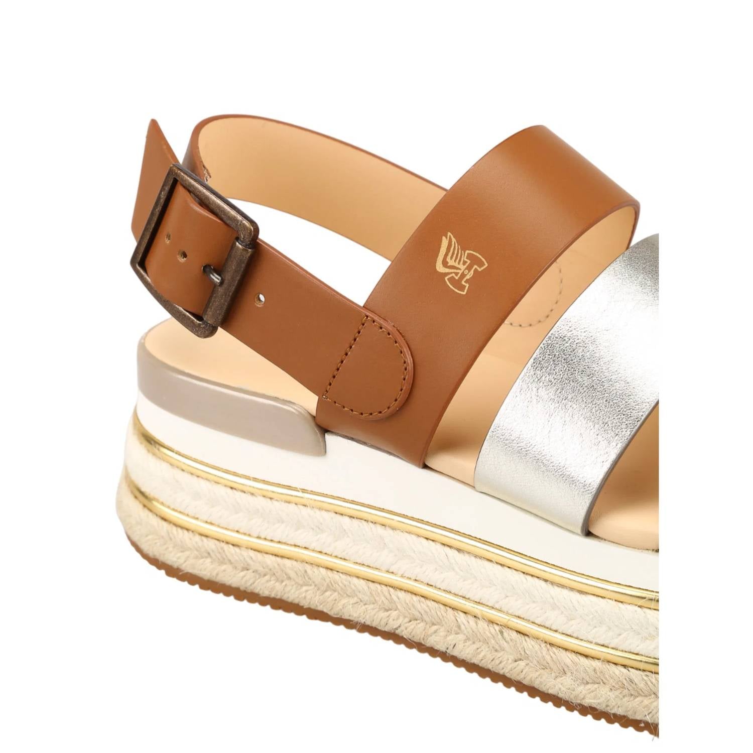 Hogan - Women's Leather Wedge Sandals