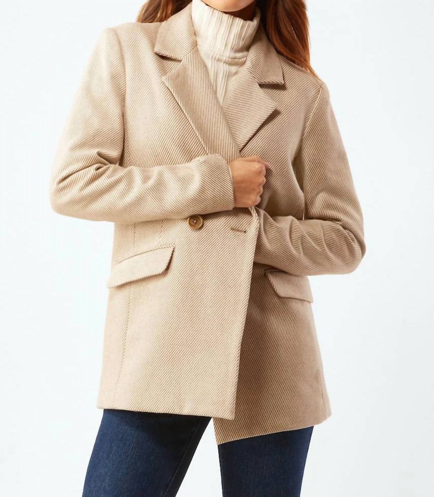 Ecru - Blazer Coat