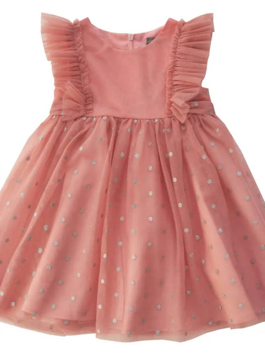 La Fleur & Le Papillon - Girls' Tulle Polka Dot Dress