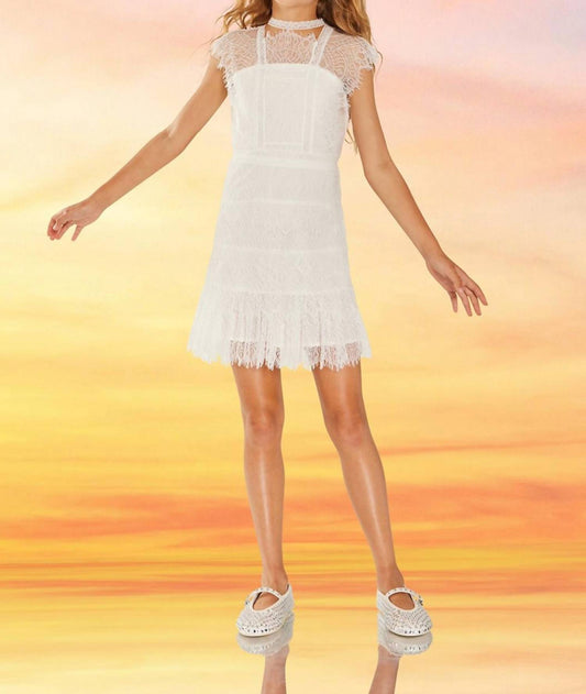 Marlo - Girl's Emily Lace Mini Dress