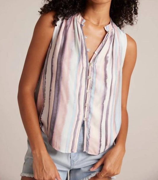 Bella Dahl - Sleeveless Shirred Shoulder Blouse