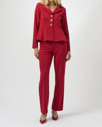 Joseph Ribkoff - Scuba Crepe Wide Leg Pull On Pants