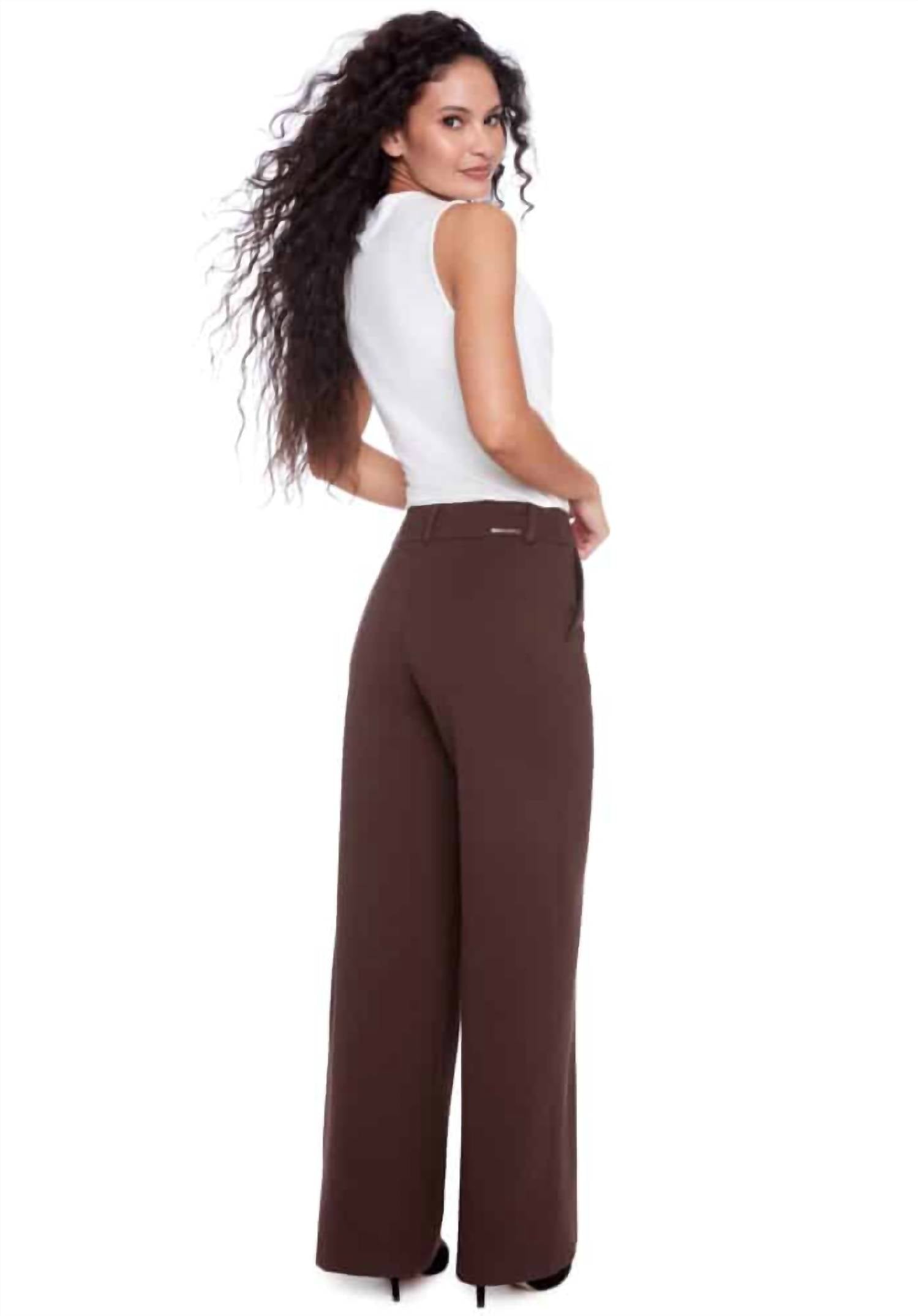 I Love Tyler Madison - Ponte Wide Leg Pants