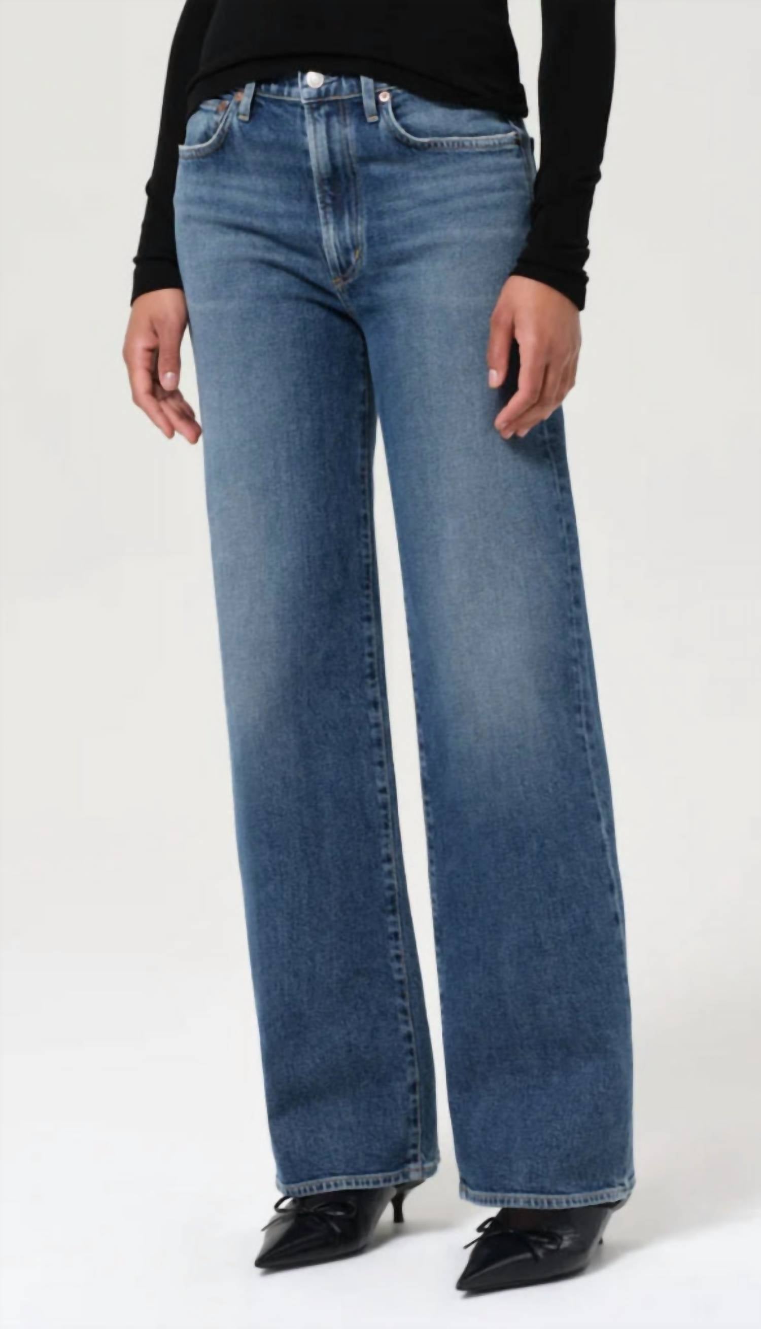 Agolde - Harper Mid Rise Relaxed Straight