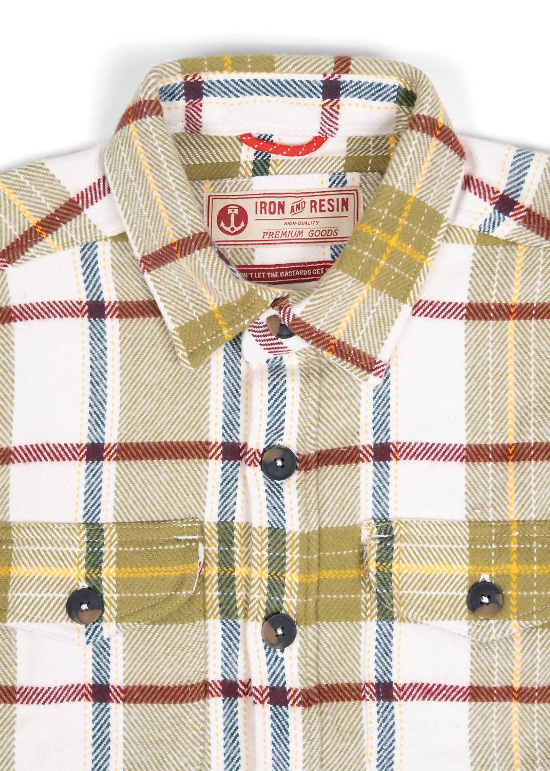Iron & Resin Men's Turlock Shirt in green - men's shirt - alternate view