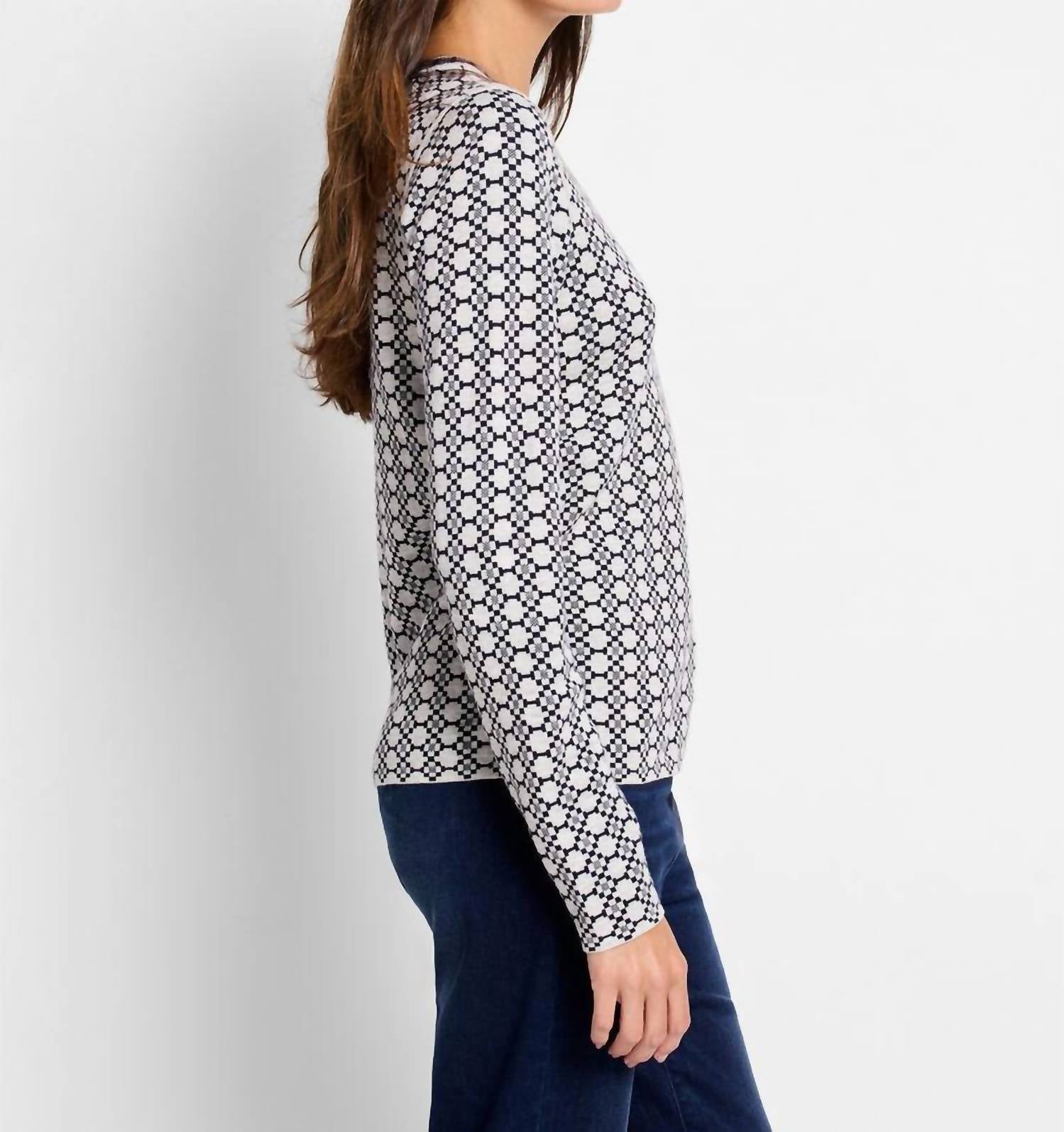 Nic + Zoe - Geo Reversible Sweater