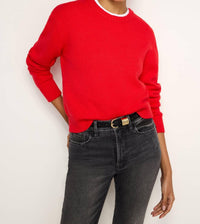 Good American - Cozy Crewneck Sweater Top