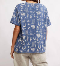 Free People - Painted Western Tee