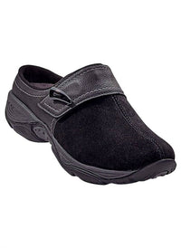 easy spirit Women's Eliana Slip-on Mule in black suede - women's shoe