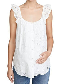 Hatch - Fleur Eyelet Tank Top