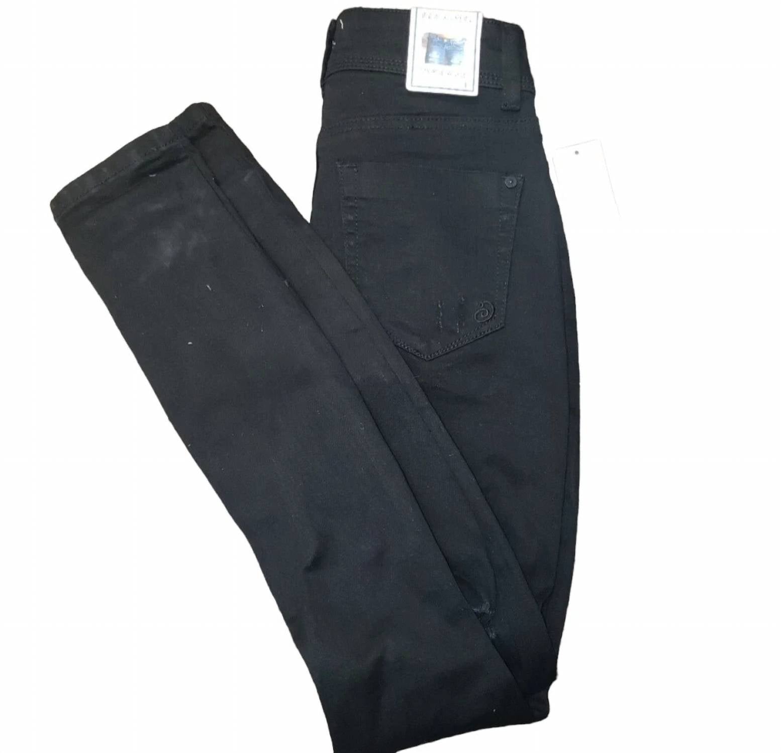 Indigo Rein - Juniors Mid Rise Ripped Ankle Skinny Jeans