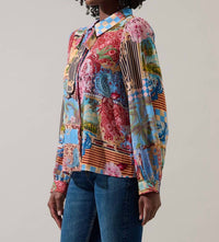 Sugarlips - Matra Long Sleeve Collared Blouse