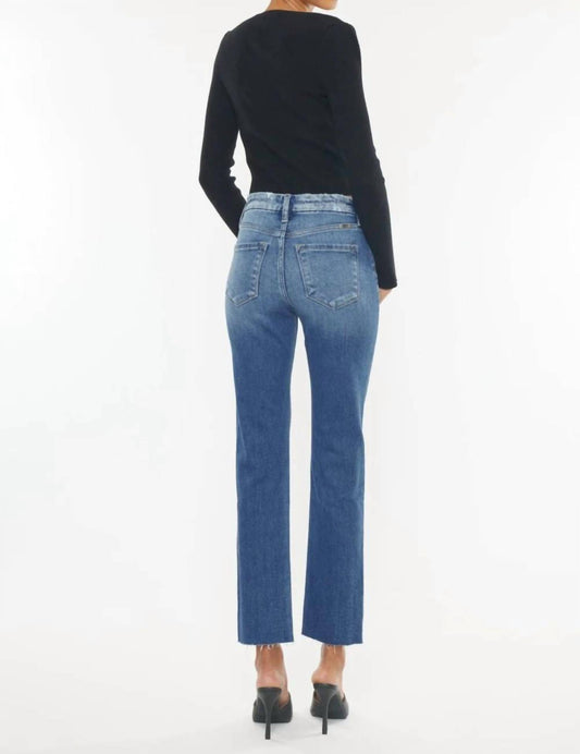 Kancan - High Rise Straight Leg Jeans