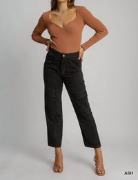 Umgee - Cargo Denim Pants