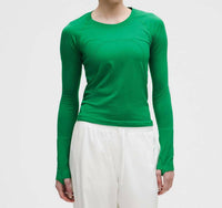 lululemon Swiftly Tech Long Sleeve 2.0 Top in raceway green - women's long sleeve top