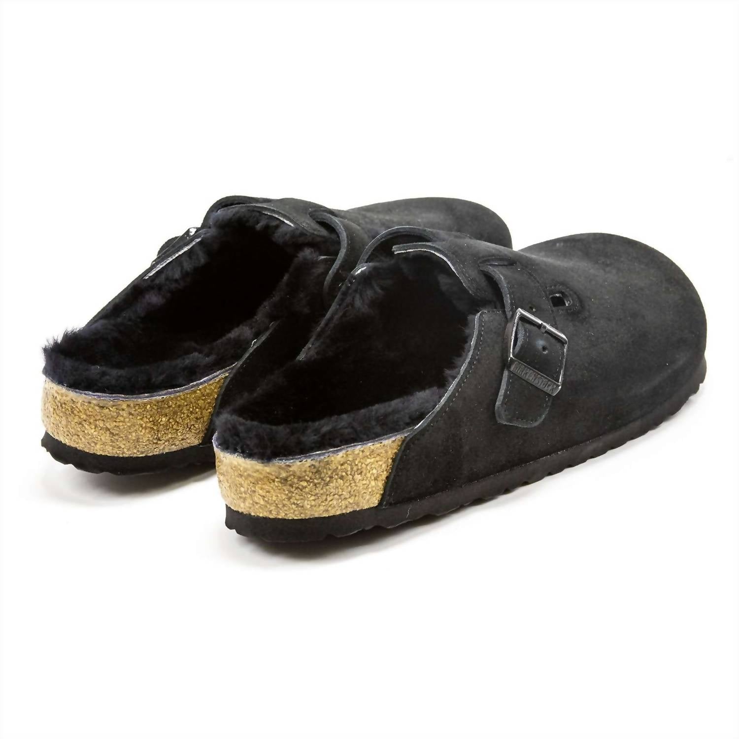 Birkenstock - Men's Boston Shearling Suede Clogs