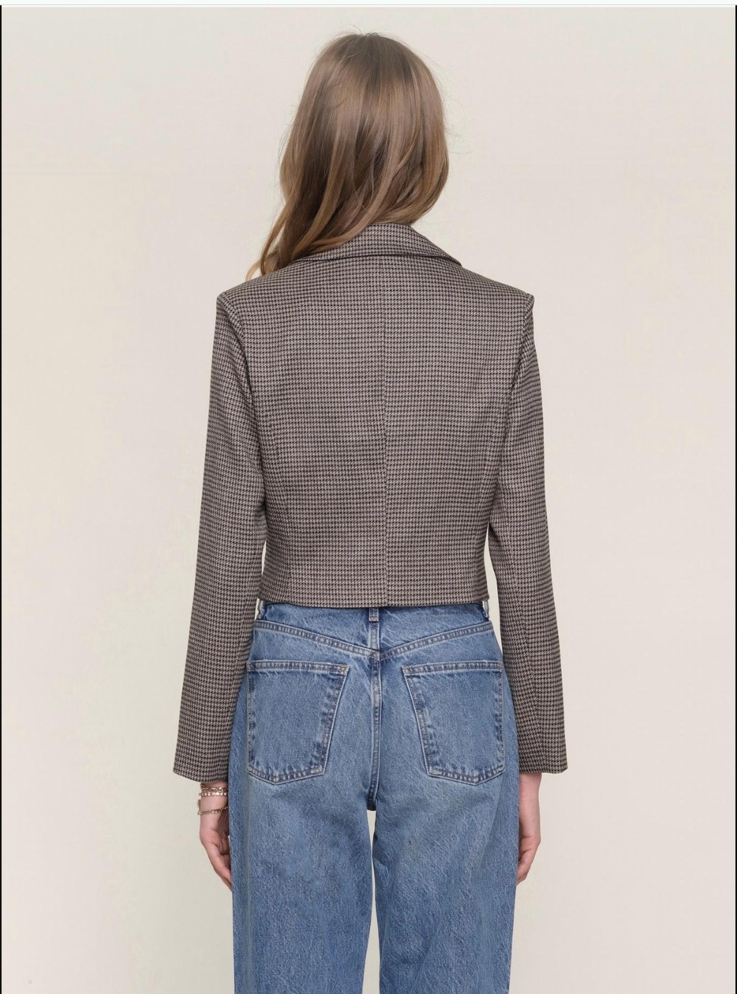 heartloom Women's Ophelia Blazer in herringbone - women's jacket - alternate view