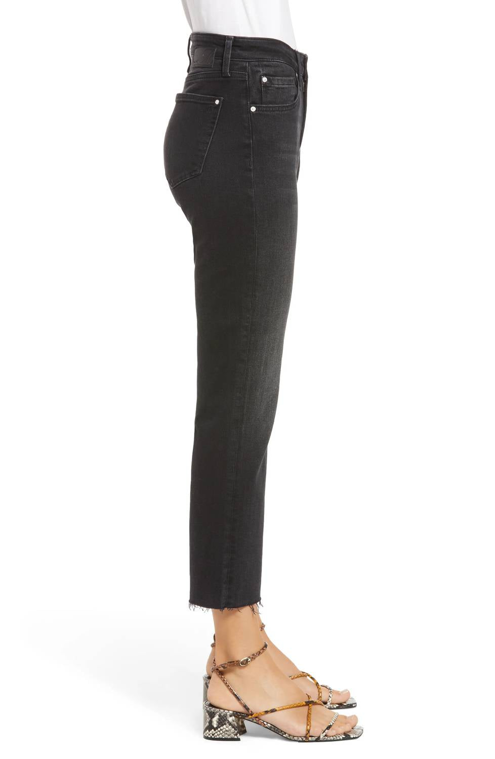 Mavi - Anika High Waist Fray Hem Crop Flare Jeans