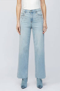 Hidden - Logan Studded Hotfix Dad Jean