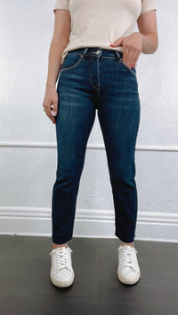 Risen - Caden Mid Rise Straight Leg Jeans