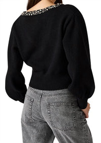 STEVE MADDEN Evilyn Sweater in black 1 - women's sweater - detail view