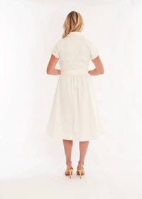 CK BRADLEY Milan Dress in white - women's dress - alternate view