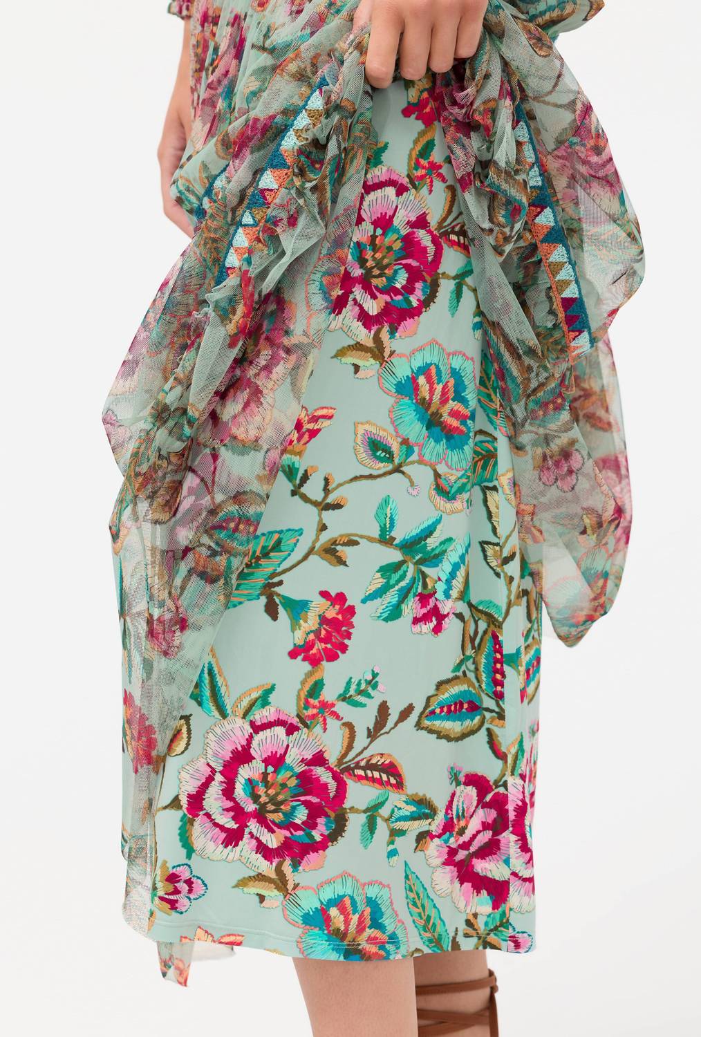 Johnny Was - ARCELLIS TIERED SKIRT