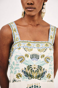 Nekane - Long Dress With Positional Printing