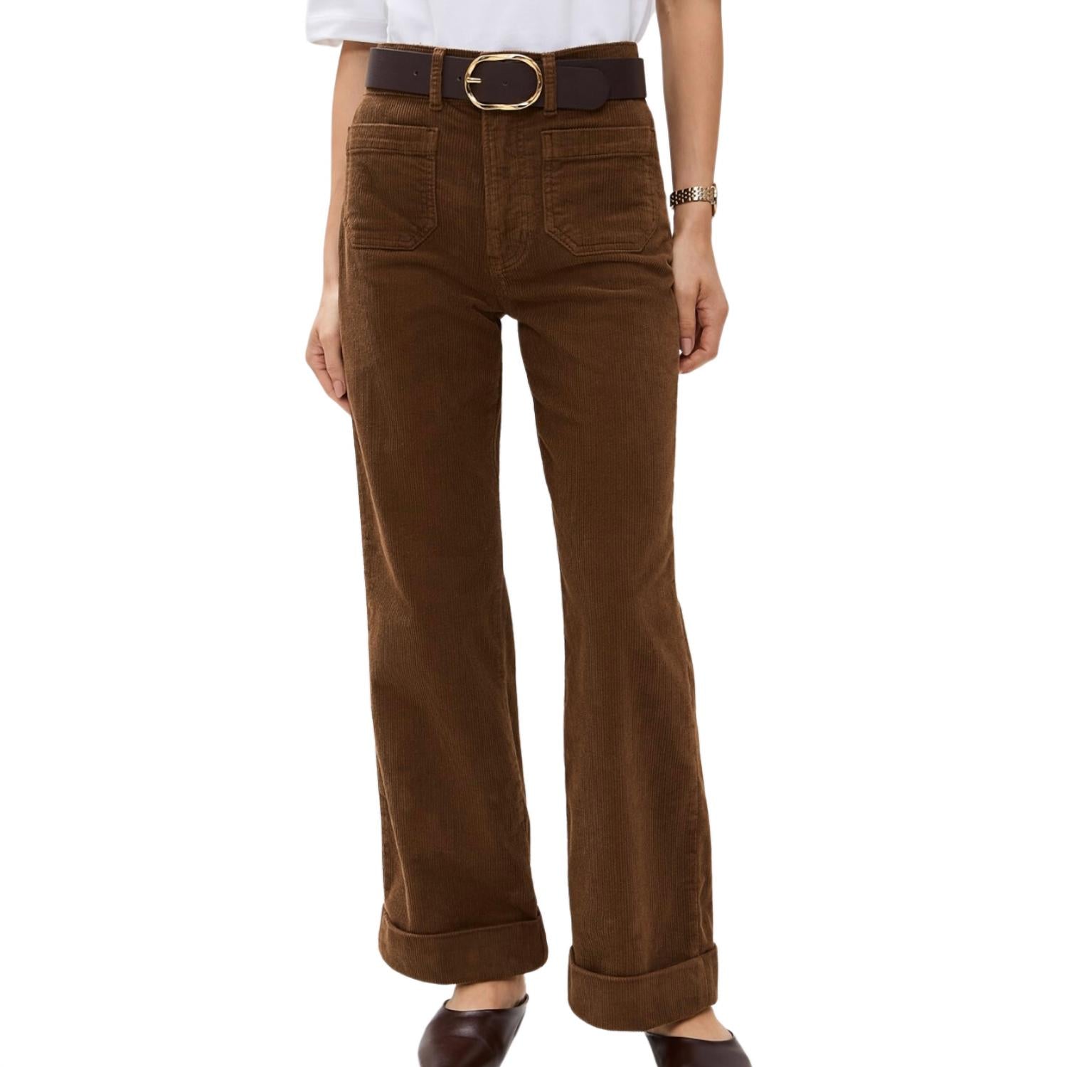 Frame - 70's Cropped Wide Leg Pants