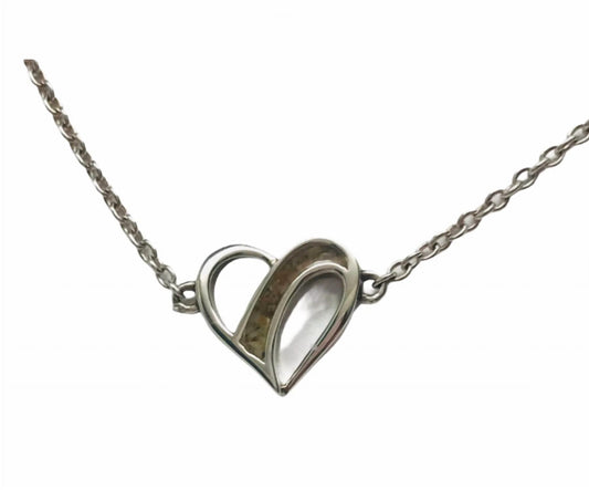 Dune Jewelry - Women's Traveling Heart Delicate Chain Bracelet
