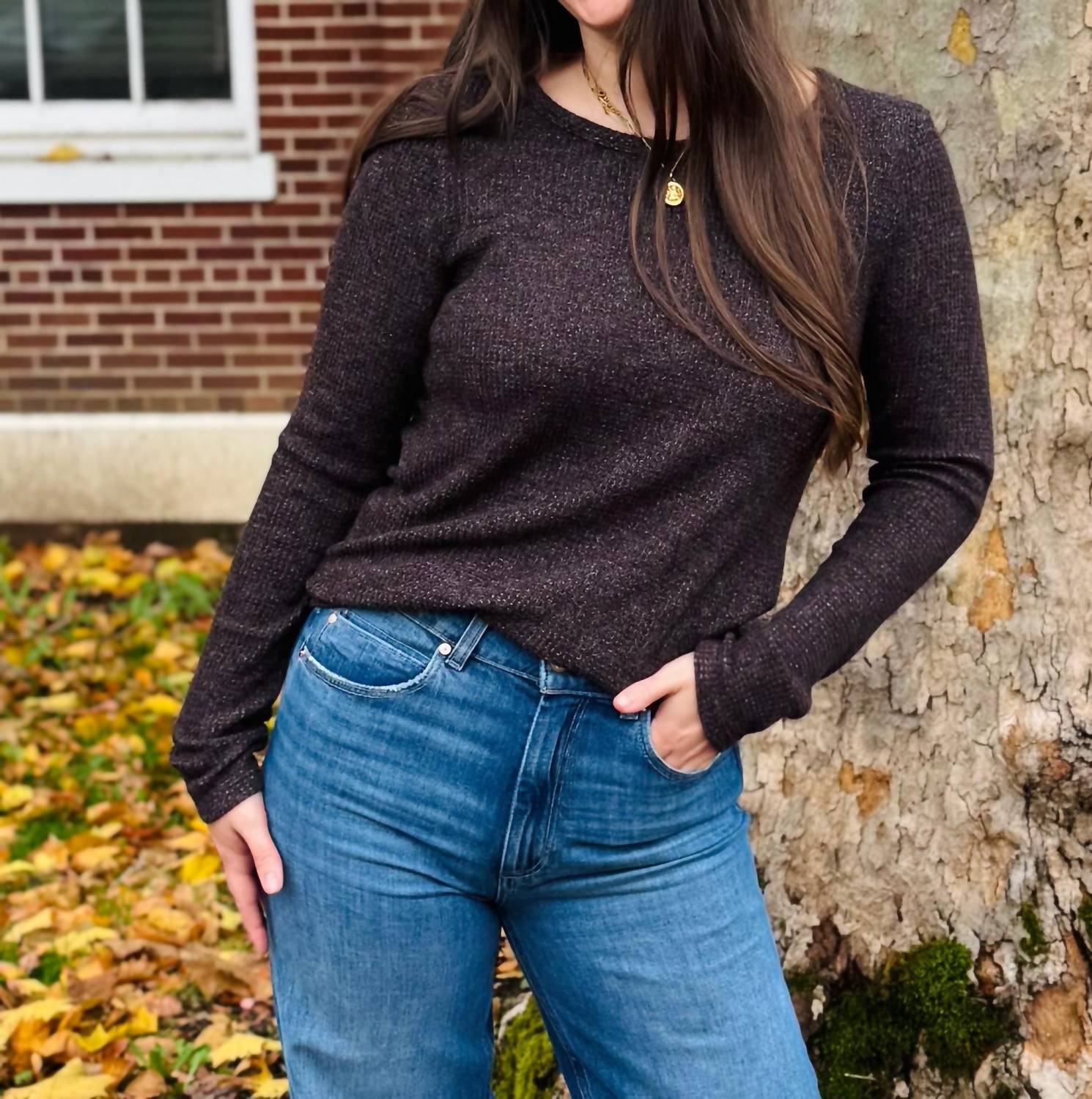 Dylan - Long Sleeve Classic Crew Top