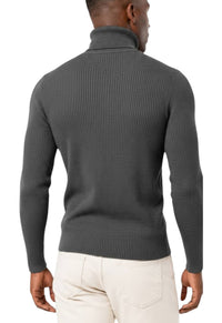 The Athletic Side Of Us - Act Self Ribbed Turtleneck Sweater