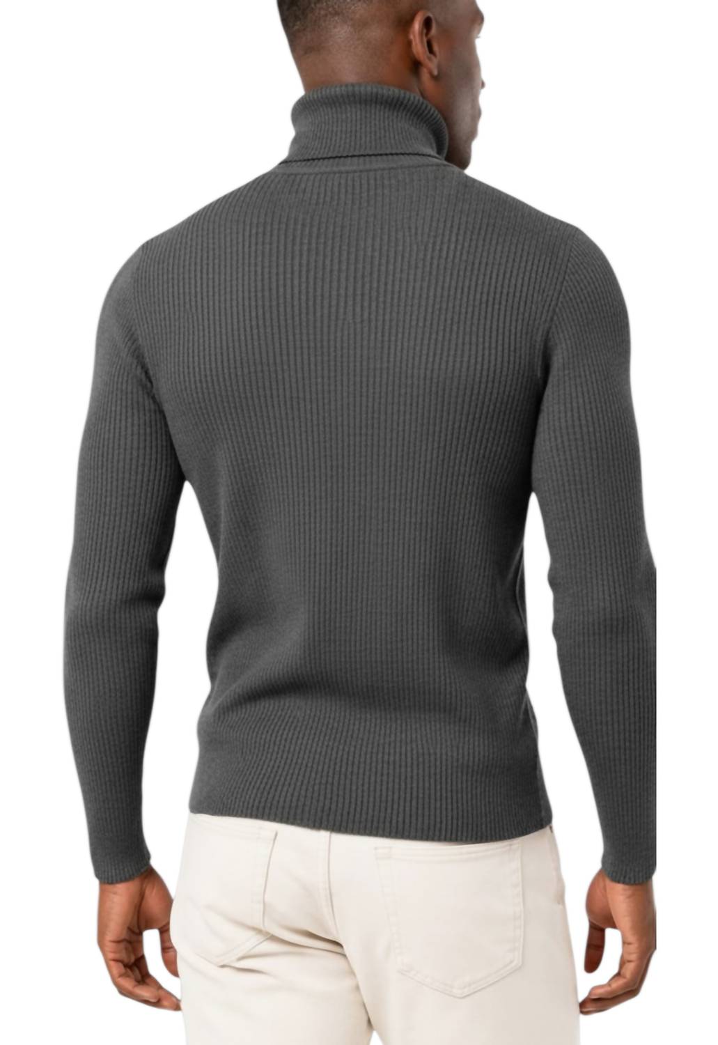 The Athletic Side Of Us - Act Self Ribbed Turtleneck Sweater