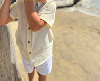 Me & Henry - Boy's Newport Seersucker Stripe Shirt