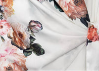 Karmamia ELENA WRAP BLOUSE in fiori blanc - women's blouse - alternate view