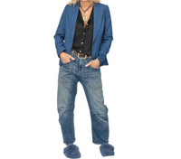 Hipchik - Women's Crystal Israel Flag Blazer