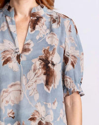 Go By Go Silk - Soft Spoken Short Sleeeve Blouse