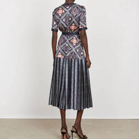 Saloni - Lea Shirt Midi Dress