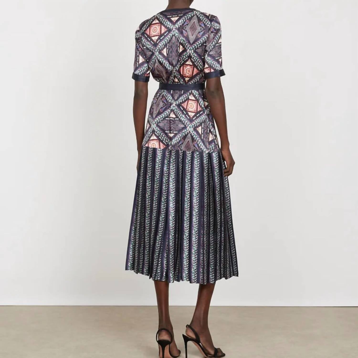Saloni - Lea Shirt Midi Dress