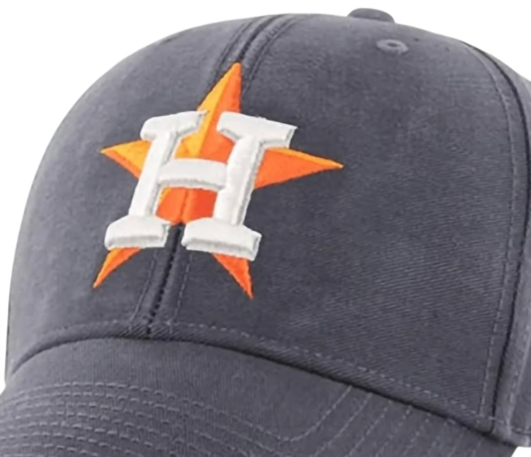 ’47 Men's Houston Astros Vintage Legend Mvp Adjustable Cap in vintage navy - men's hat - detail view