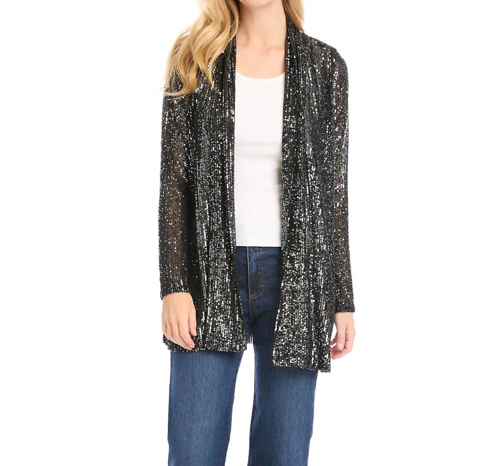 Karen Kane - Silvana Sequin Duster