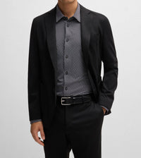 Hugo Boss - Slim Fit Technical Stretch Monogram Shirt