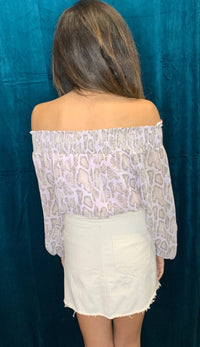 Off The Shoulder Crop Top