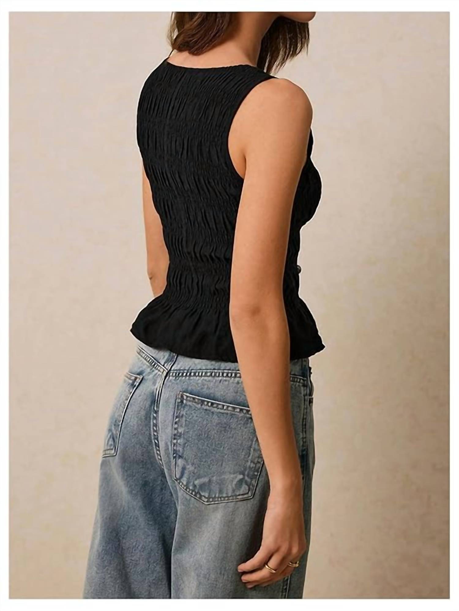 Pistola - Phoebe Smocked Tank Top