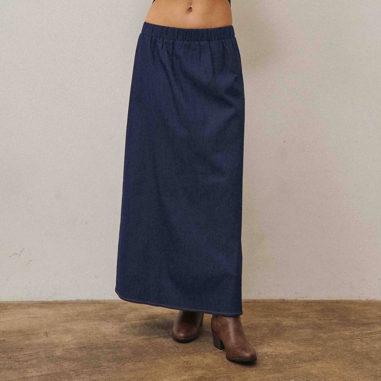 Able - Denim Chambray Skirt