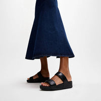 Fitflop - Women's Lulu Adjustable Leather Slides