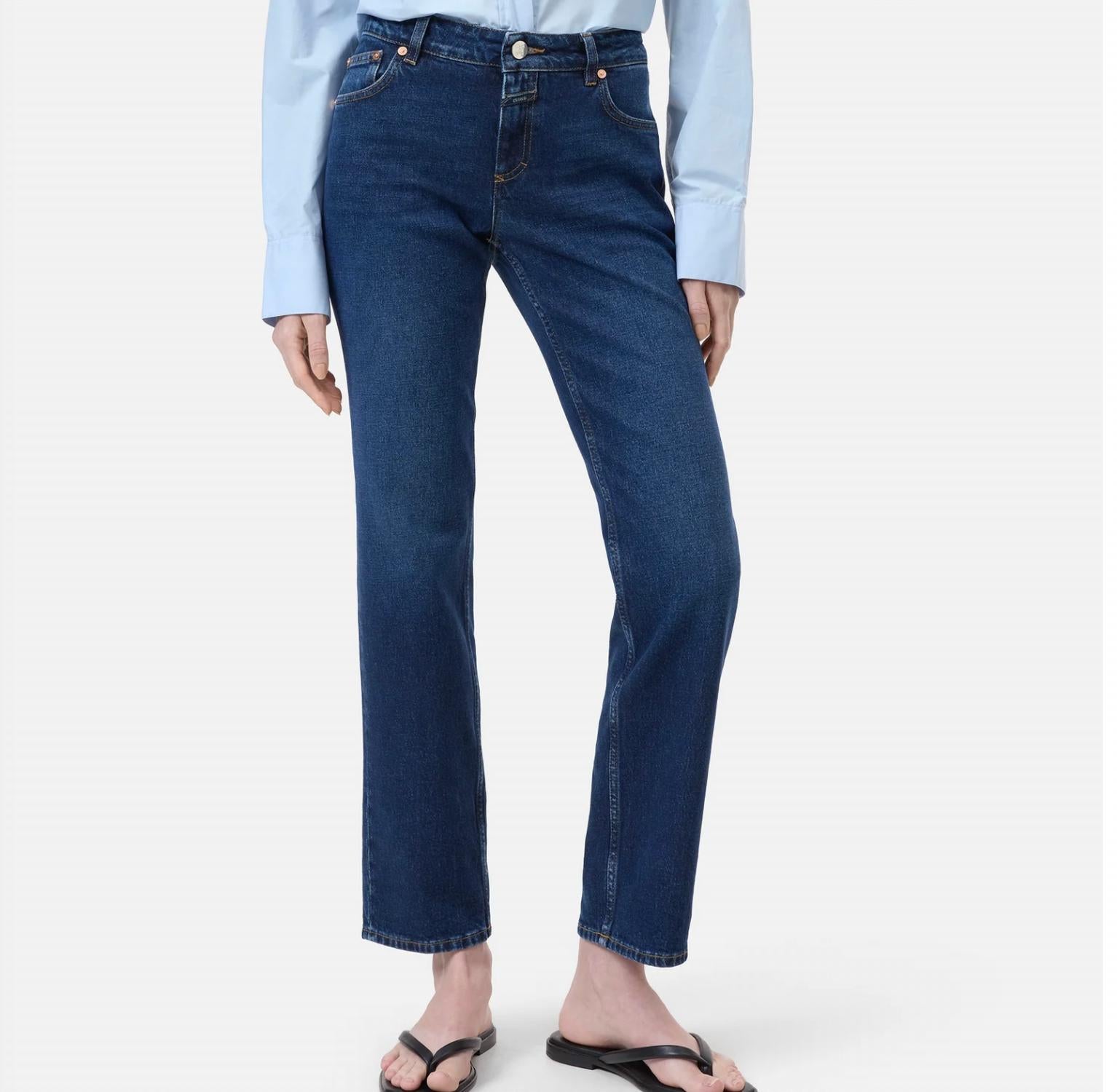 CLOSED Junna Straight Lowrise Jeans in blue - women's jeans