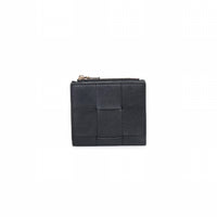 Urban Expressions - Women's Amelie Woven Vegan Leather Zip Folding Wallet