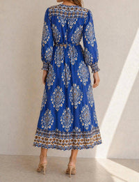 Joy Joy Floral midi dress in indigo oasis - women's dress - view 6
