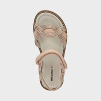 Mayoral - Kid's Metallic Braided Sandal Bg